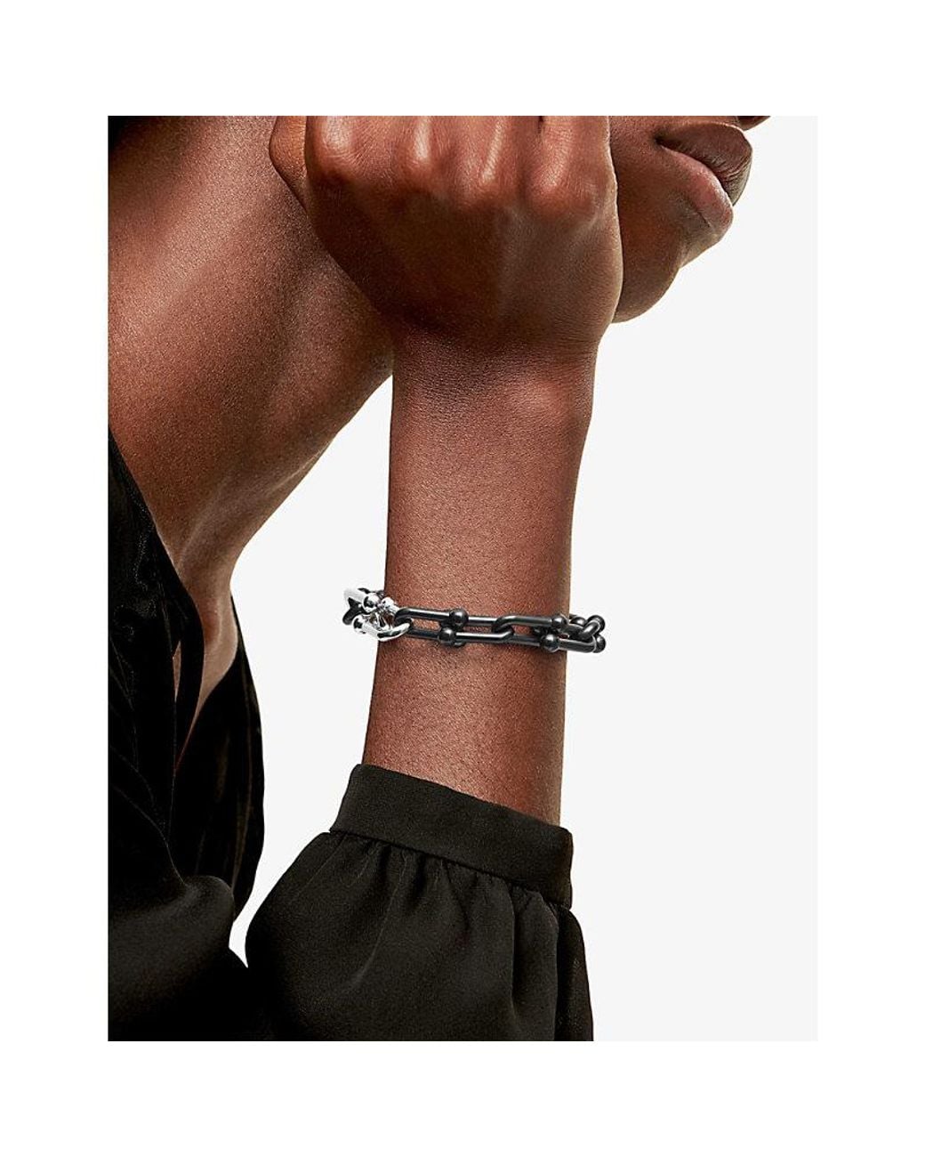 Tiffany & Co Metallic Tiffany Hardwear 18Ct- And Titanium Bracelet