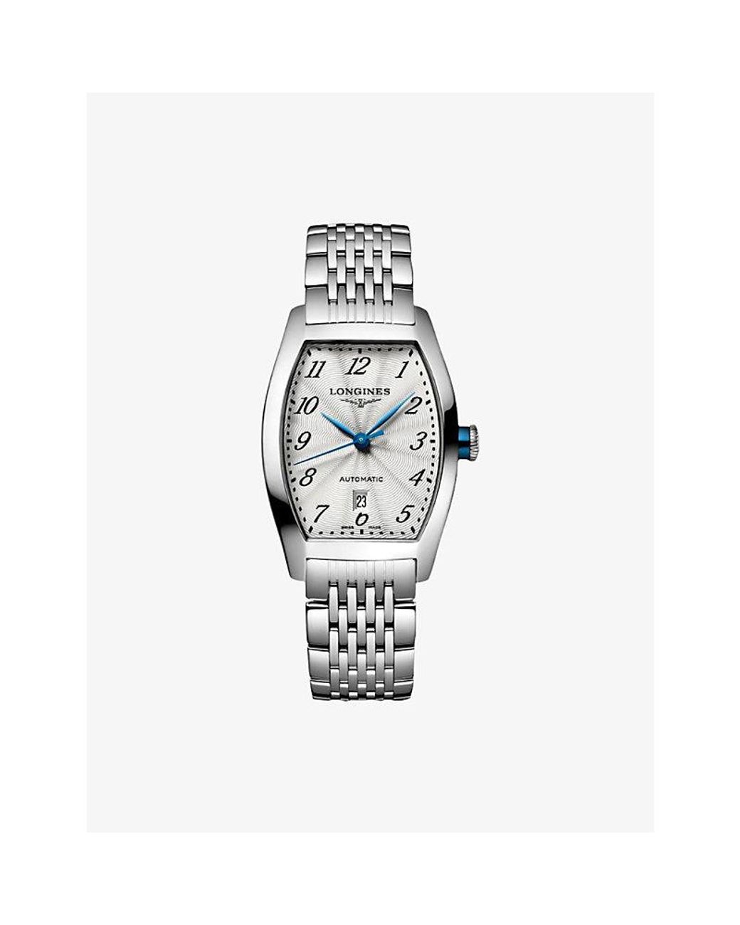 Longines Metallic L2.142.4.73.6 Evidenza Tonneau Stainless-Steel Automatic Watch