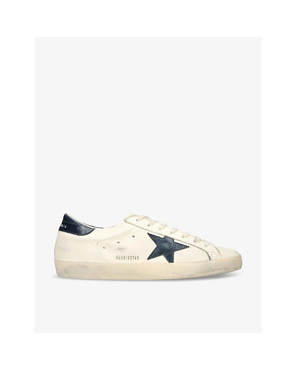 Golden Goose Deluxe Brand Natural Super-Star Leather Low-Top Trainers for men