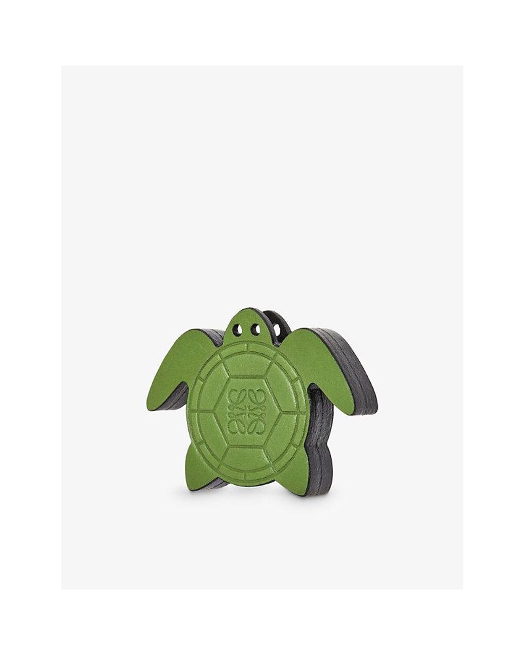 Loewe Leather Turtle Dice Charm in Green | Lyst