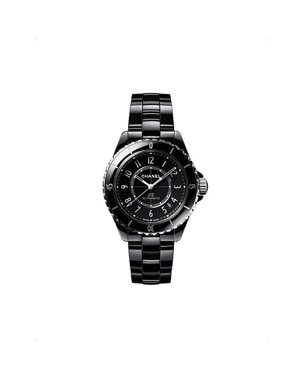 Chanel Black H5697 J12 Automatic Ceramic And Steel Watch