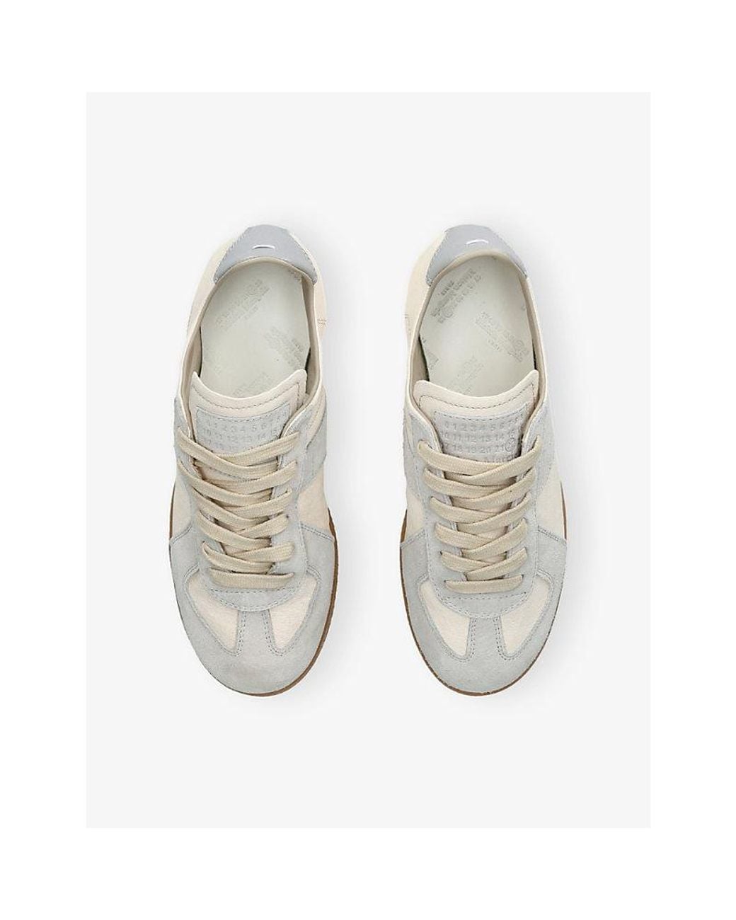 Maison Margiela White Replica Leather Trainers