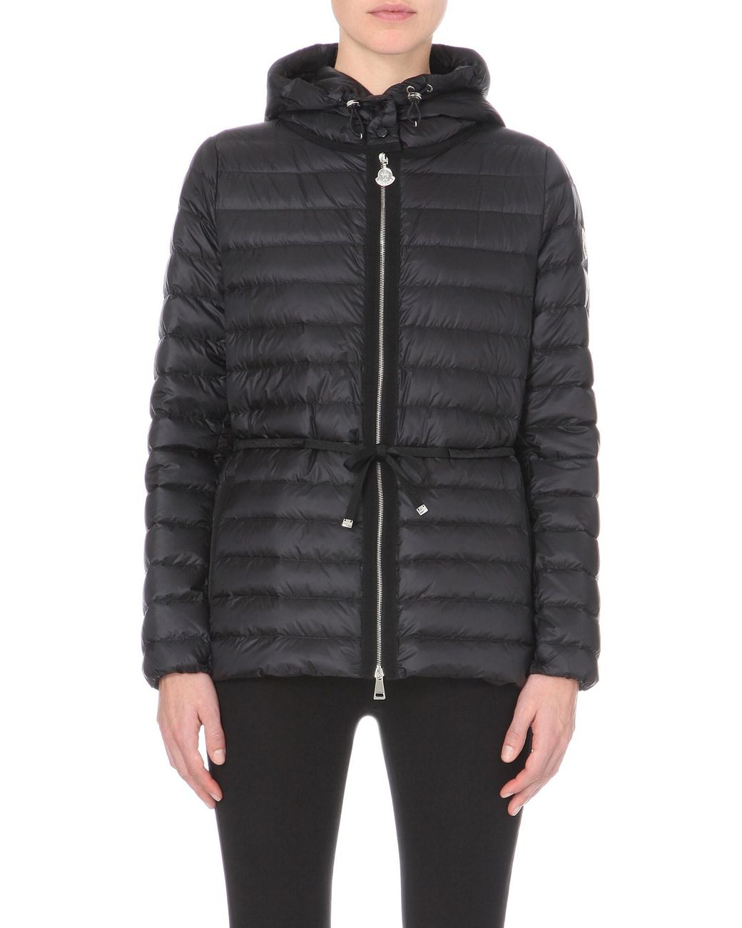 Moncler Raie Quilted Down Jacket in Black | Lyst