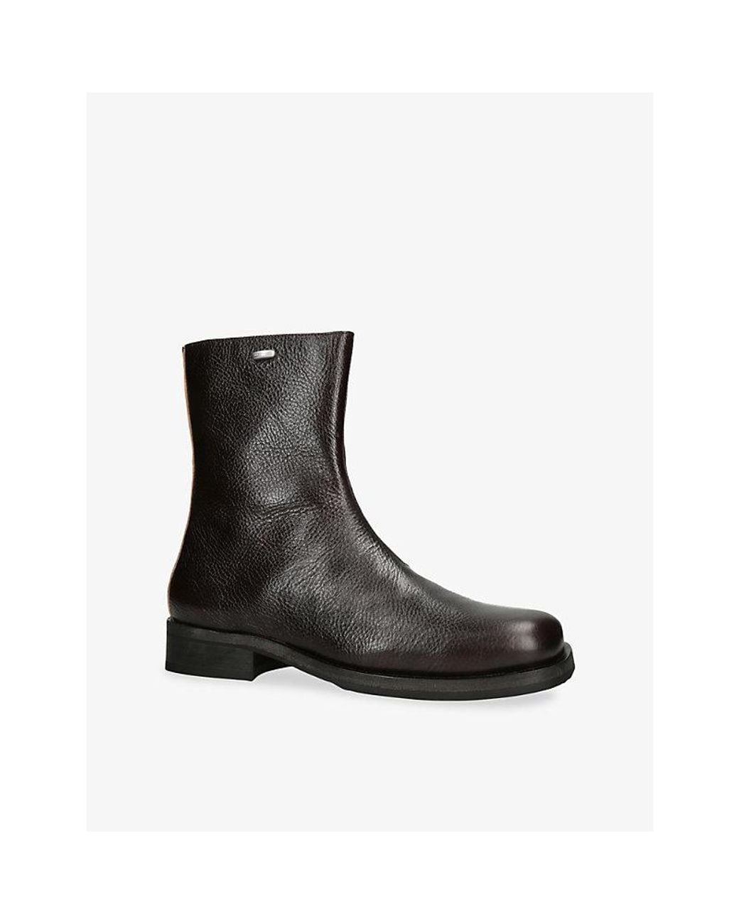 Our Legacy Black Camion Leather Ankle Boots for men