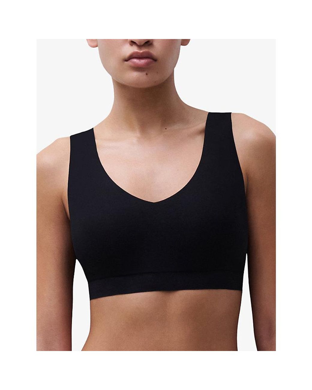 Chantelle Black Soft Stretch Woven Bralette