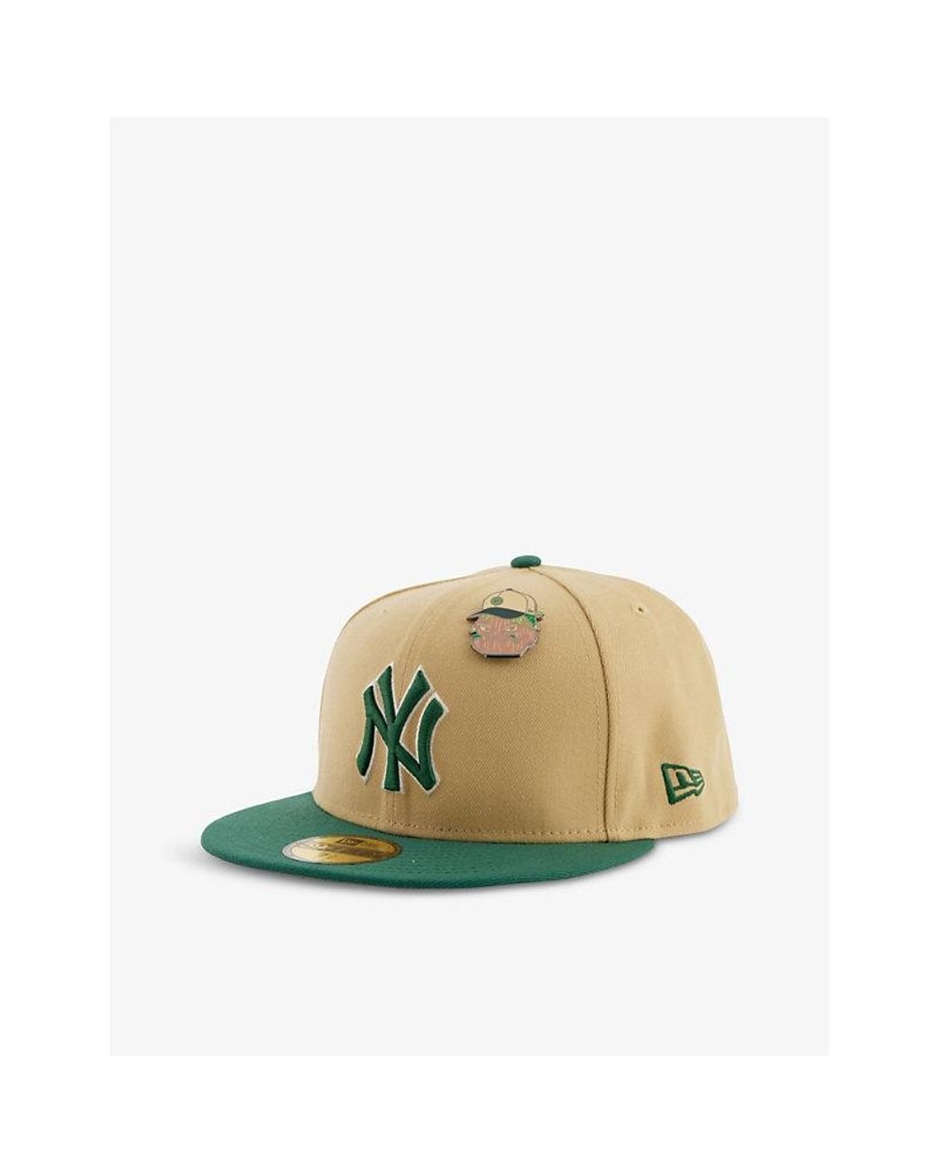 KTZ 59fifty Elements New York Yankees Woven Baseball Cap in Green