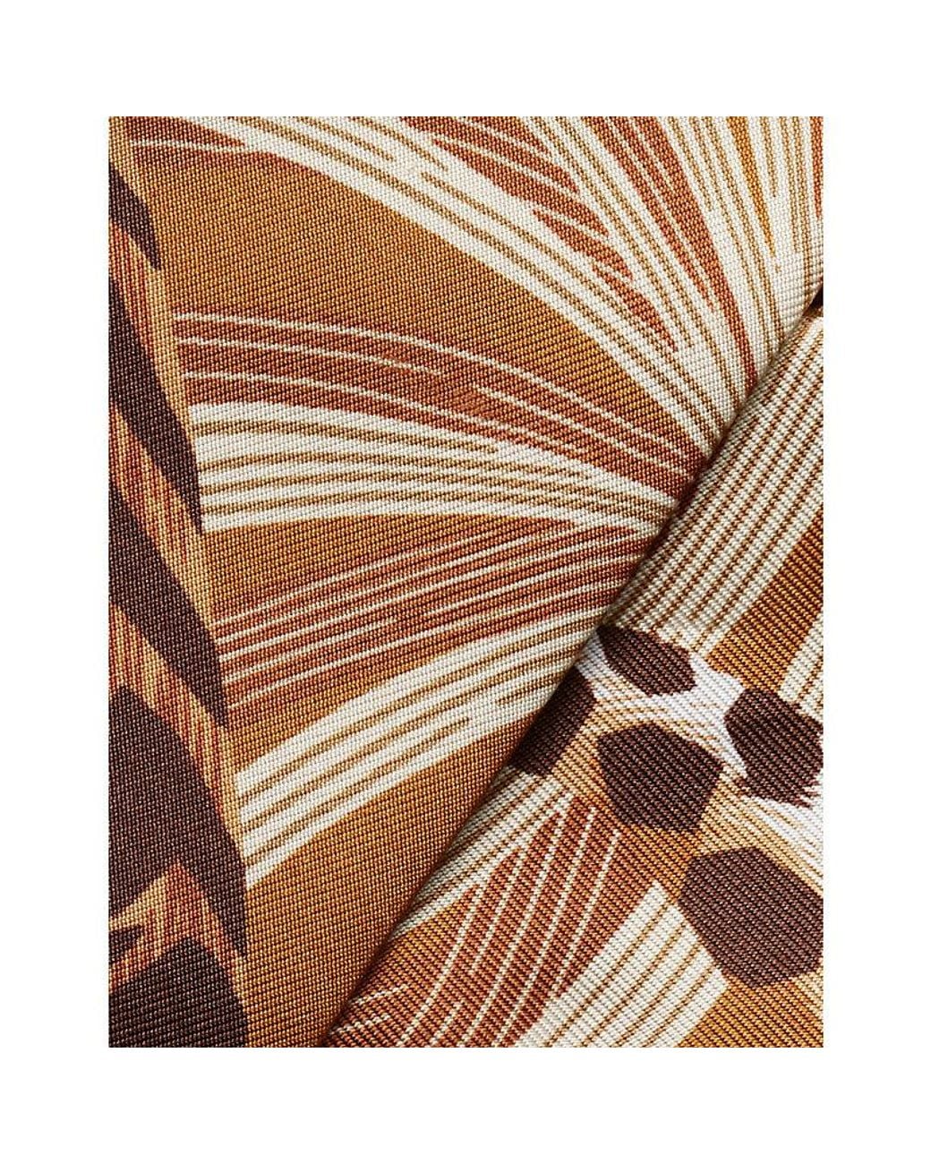 Cartier Metallic Panthère And Tiger Silk Bandeau Scarf