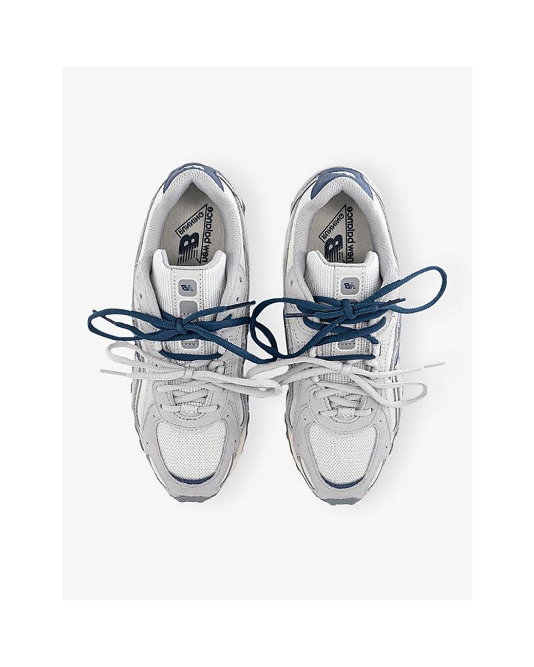 New Balance White 204L Suede And Mesh Trainers