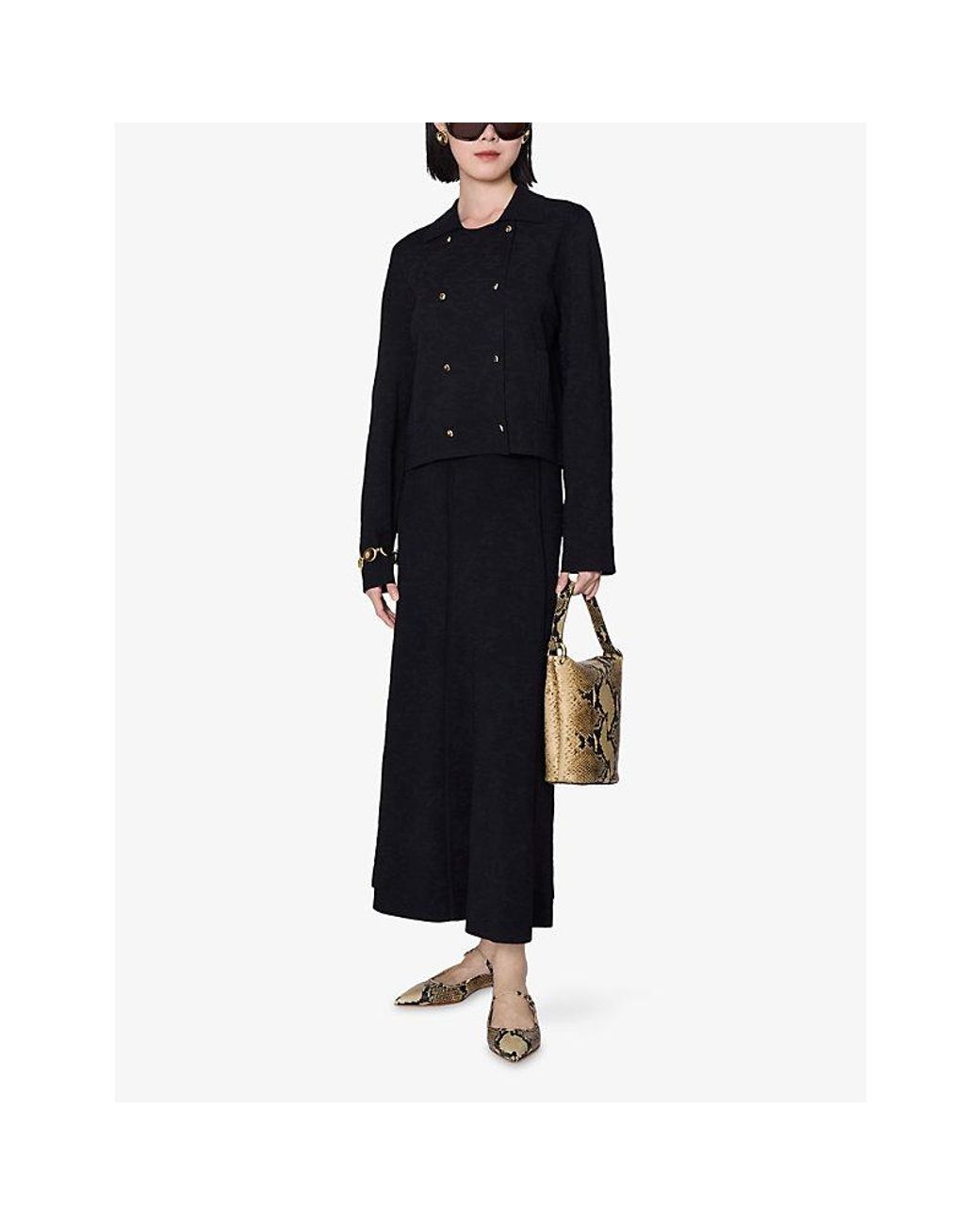 Joseph Black Pilar Jacquard Milano Woven Jacket