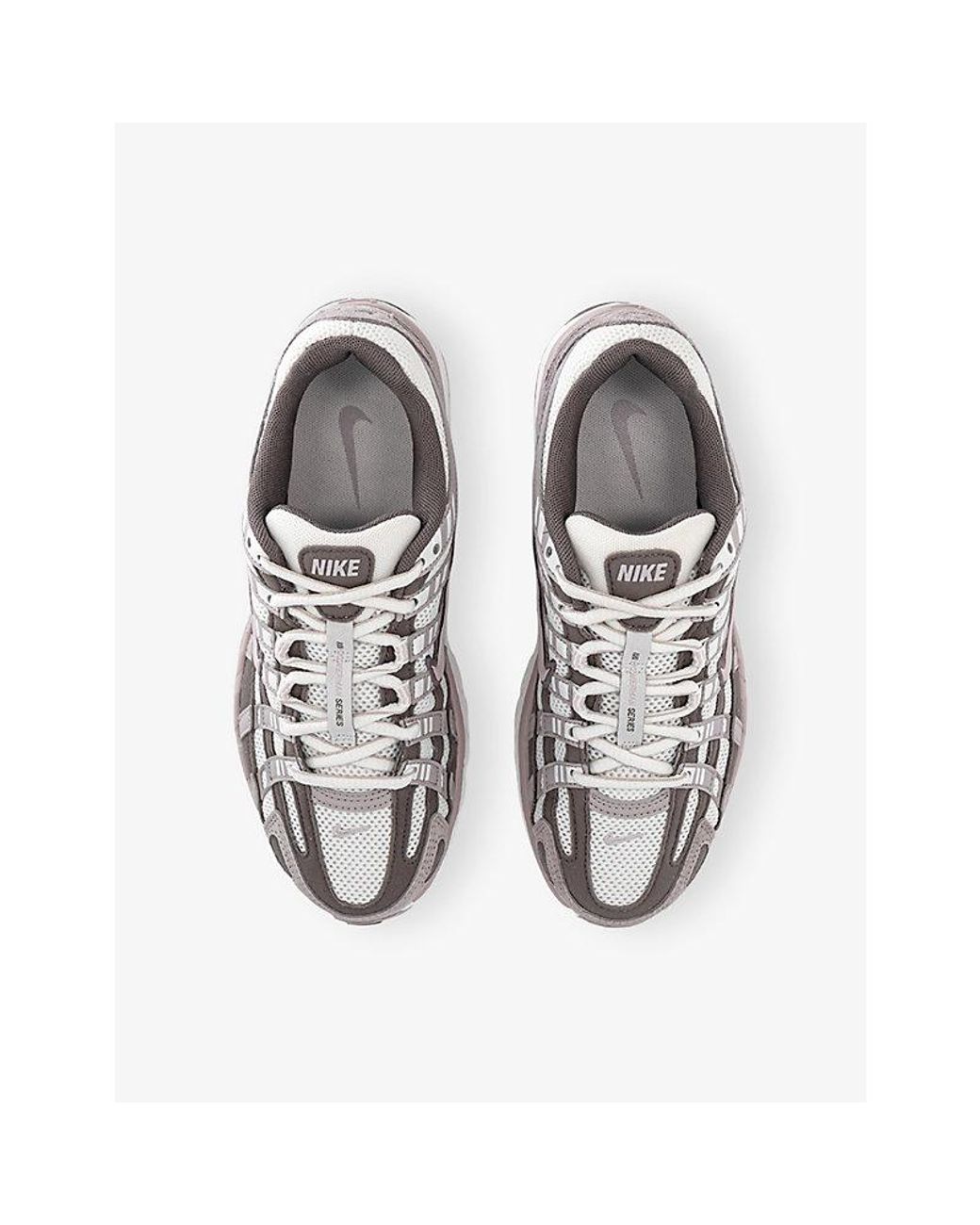 Nike White P-6000 Woven Trainers