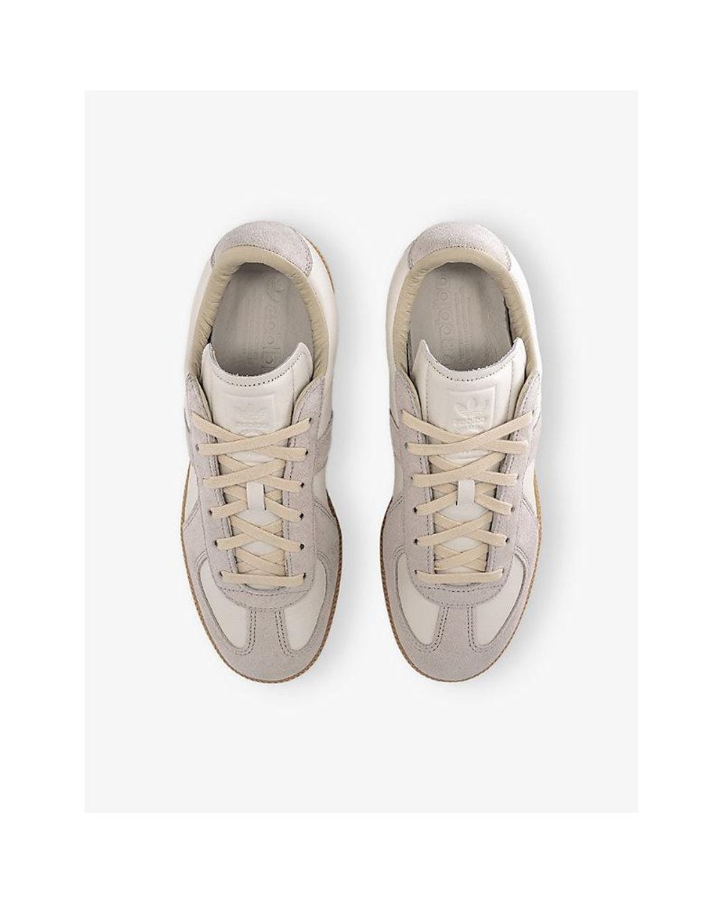 Adidas White Bw Army Leather And Suede Trainers for men