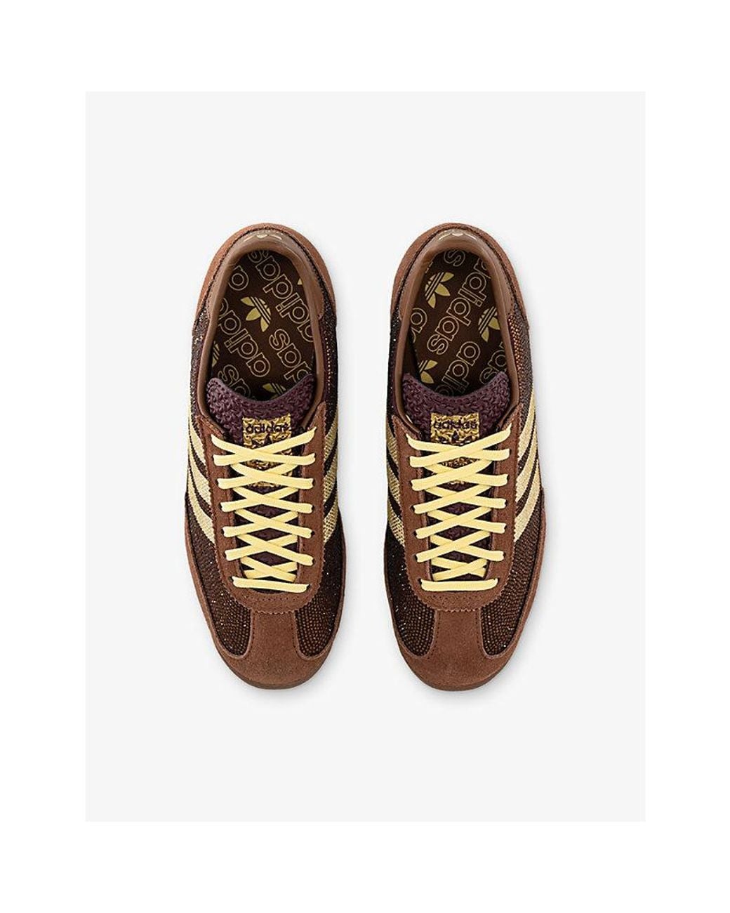 Adidas Brown Sl 72 Suede Trainers