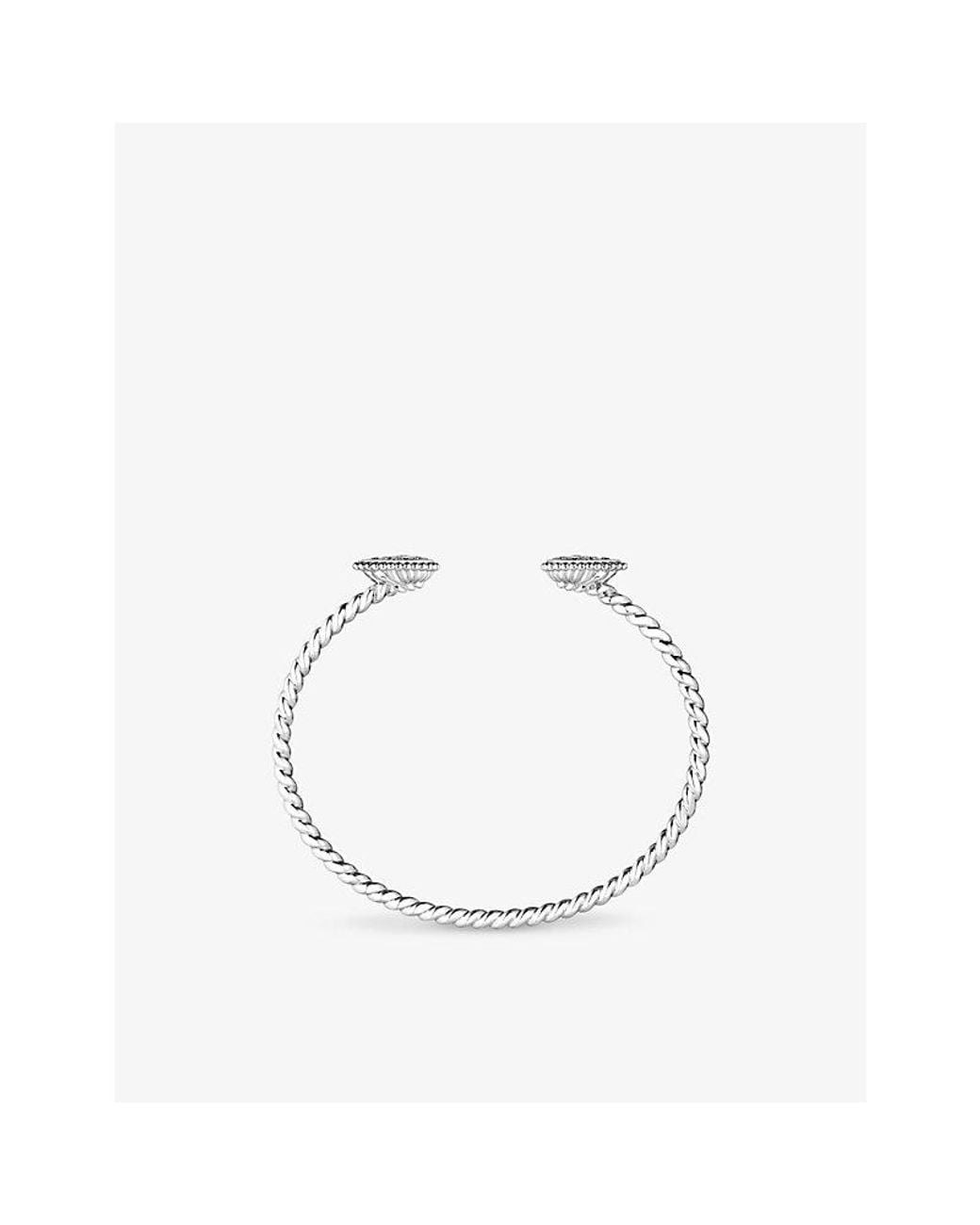 Boucheron White Serpent Bohème Diamants Small 18Ct- And 0.65Ct Round Diamond Bangle