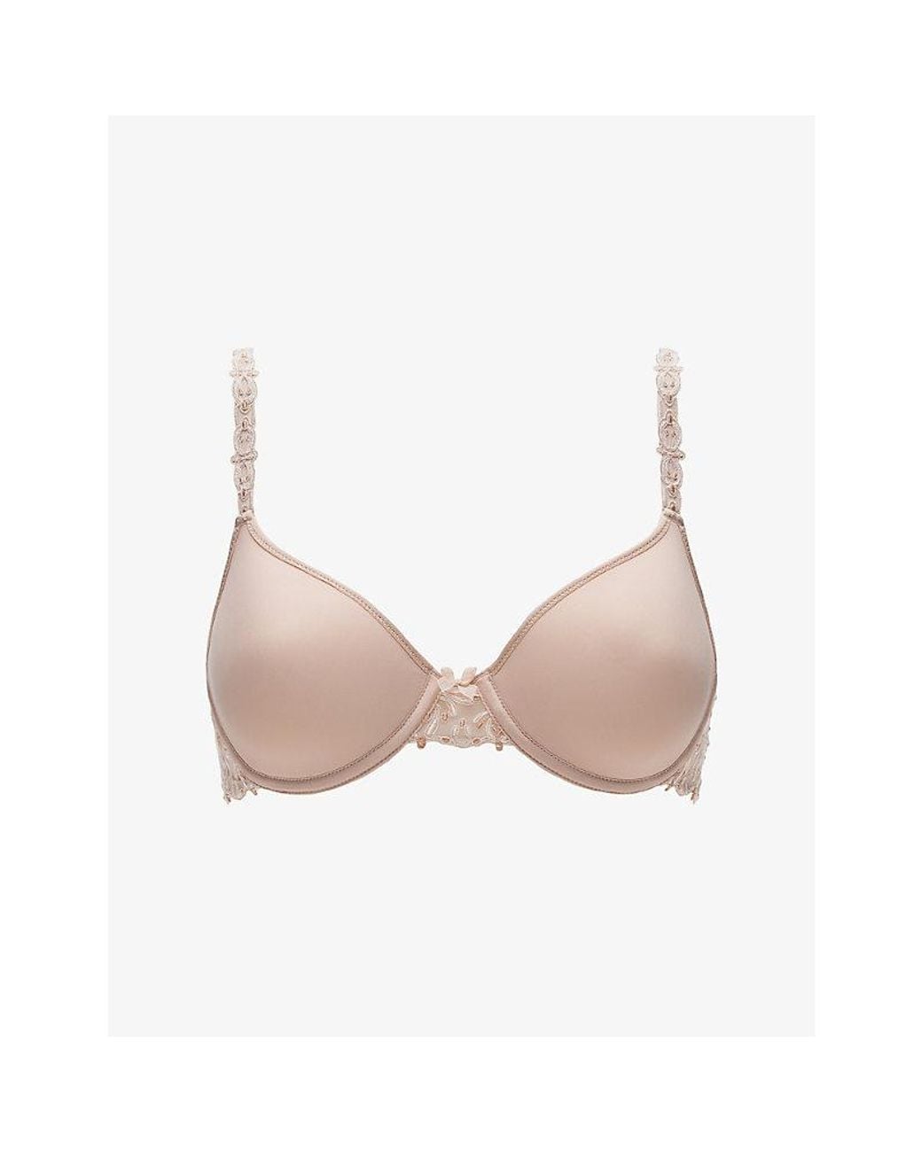 Chantelle White Champs Elysées Memory Foam T-Shirt Bra