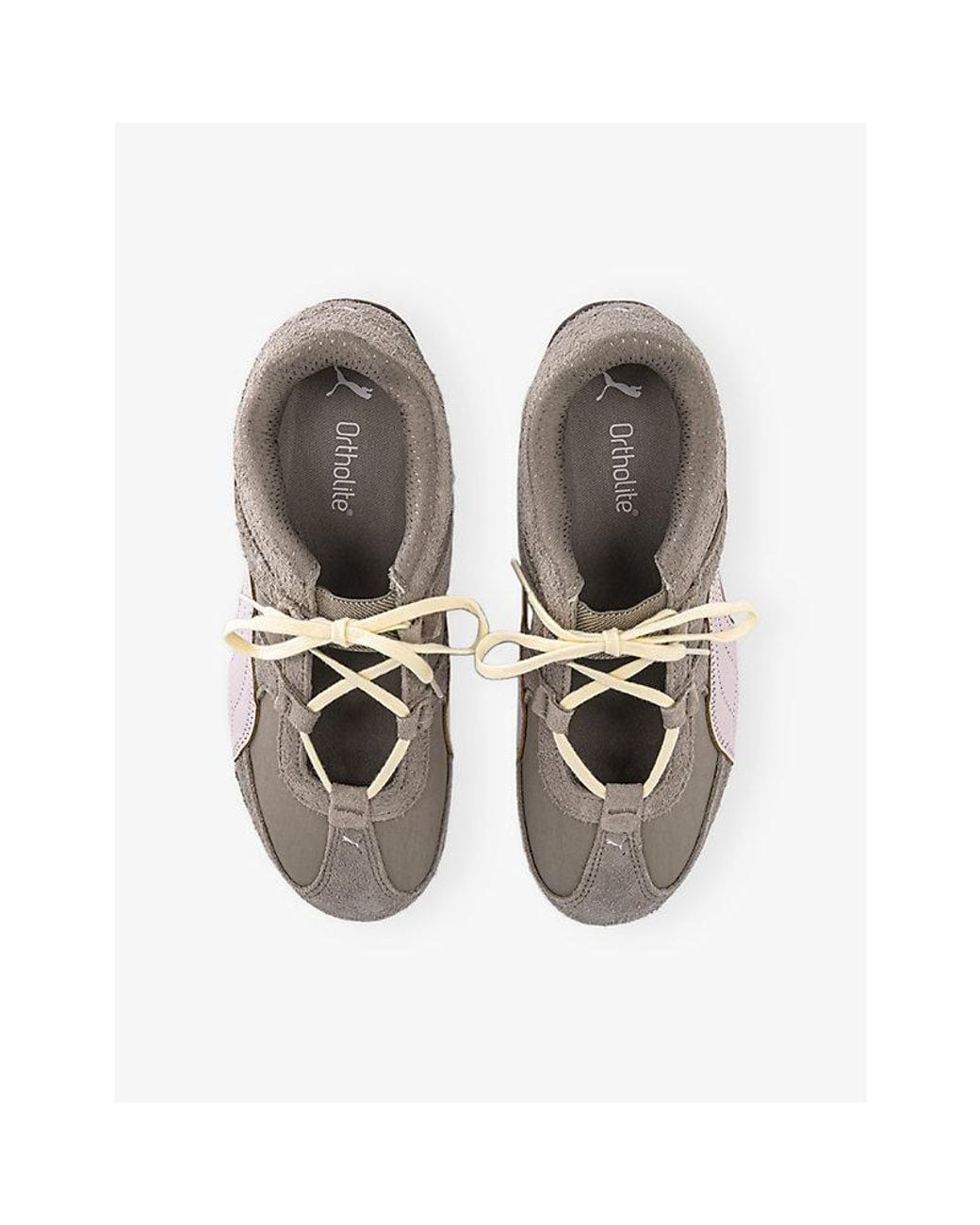 PUMA Gray Speedcat Go Leather And Suede Trainers