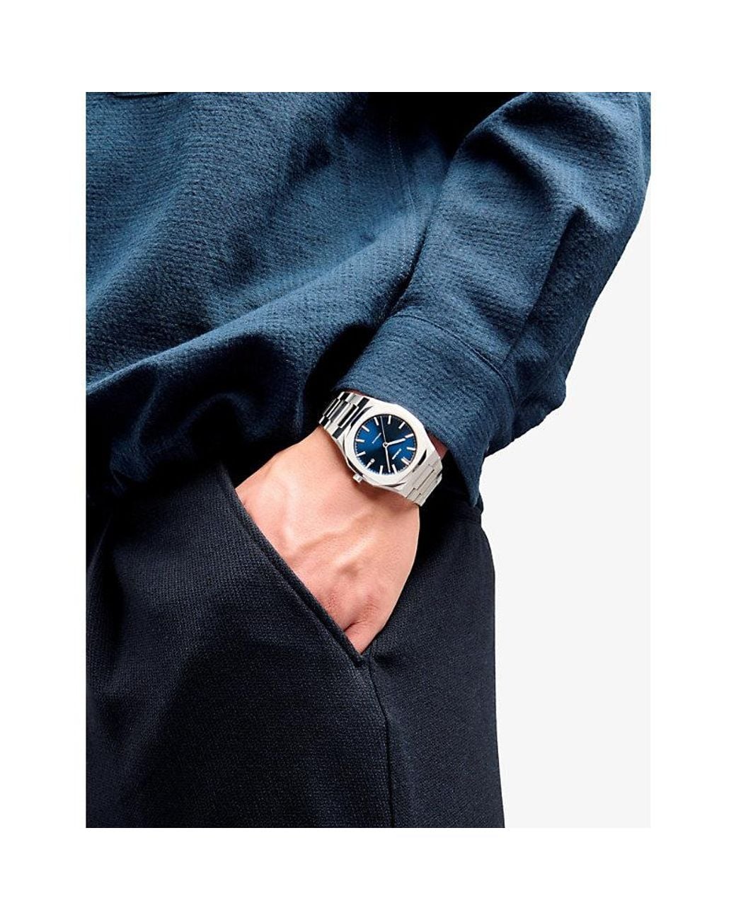 D1 Milano Blue D1-Atbj11 Automatic Bracelet Stainless-Steel Automatic Watch for men