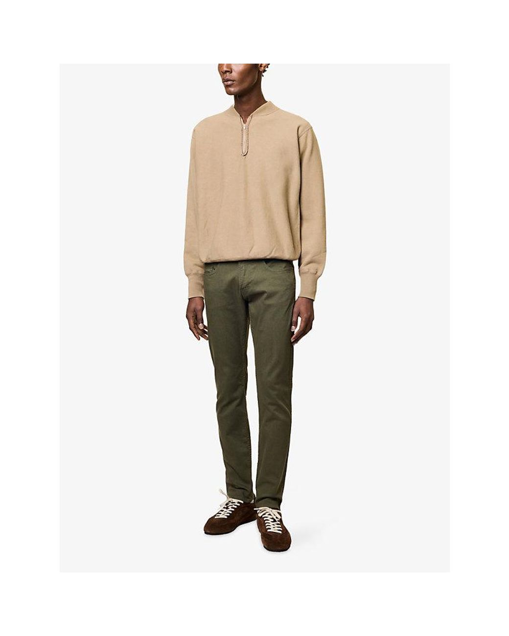 Replay Green Anbass Slim-Fit Denim Jeans for men