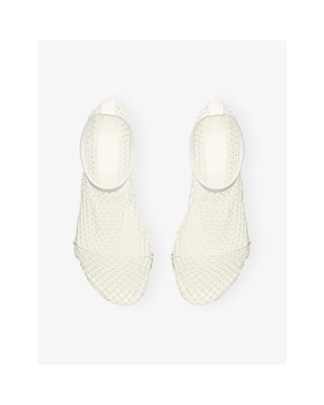 Steve Madden White Mino Leather Shoes