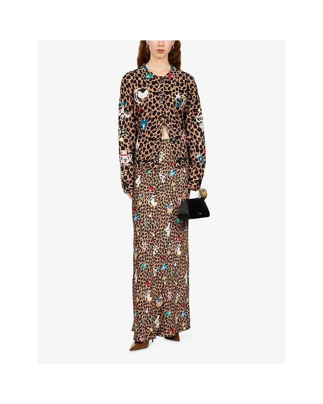 Never Fully Dressed Black Ayla Embroidered Woven Cardigan