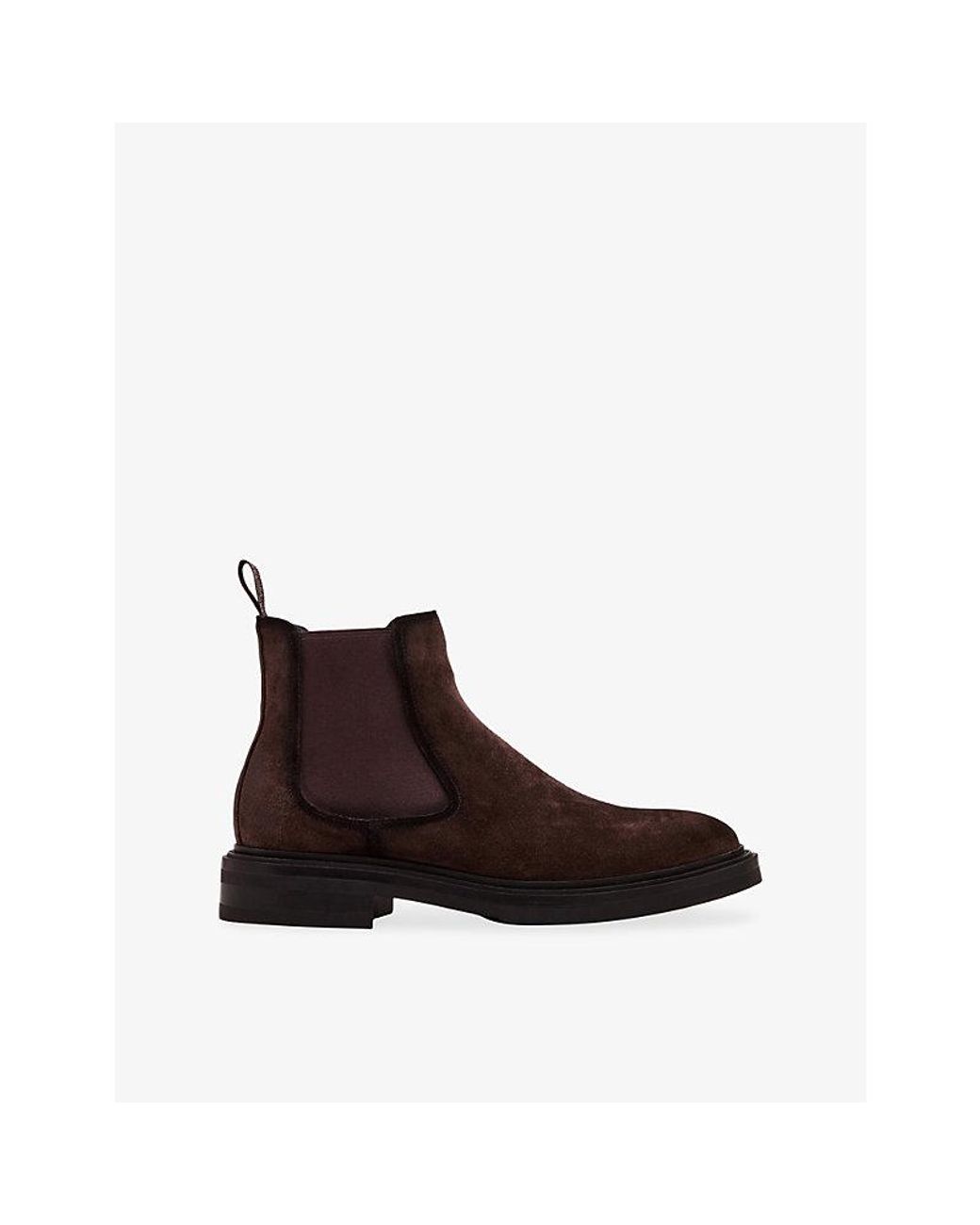 Steve Madden Brown Hatton Suede Chelsea Boots for men