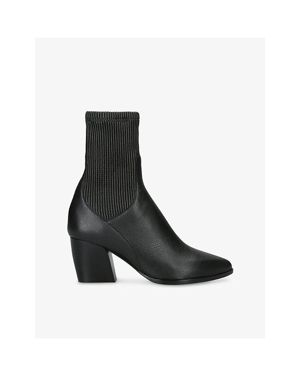 Pierre Hardy Black Rodeo Grain Leather Heeled Ankle Boots