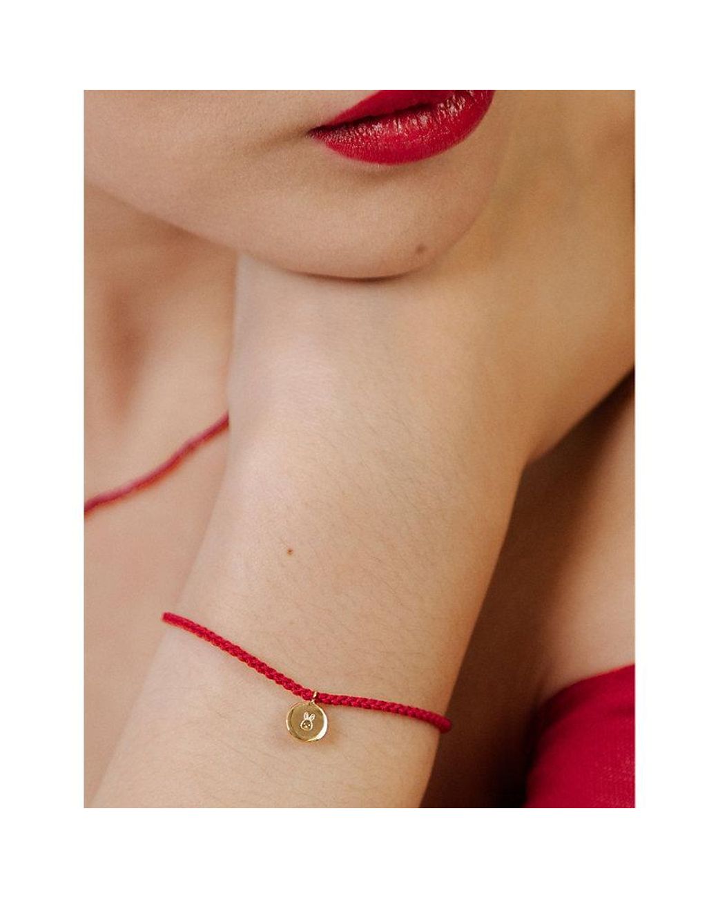 Monica Vinader White Mv Linear Disc 18Ct Vermeil Friendship Bracelet