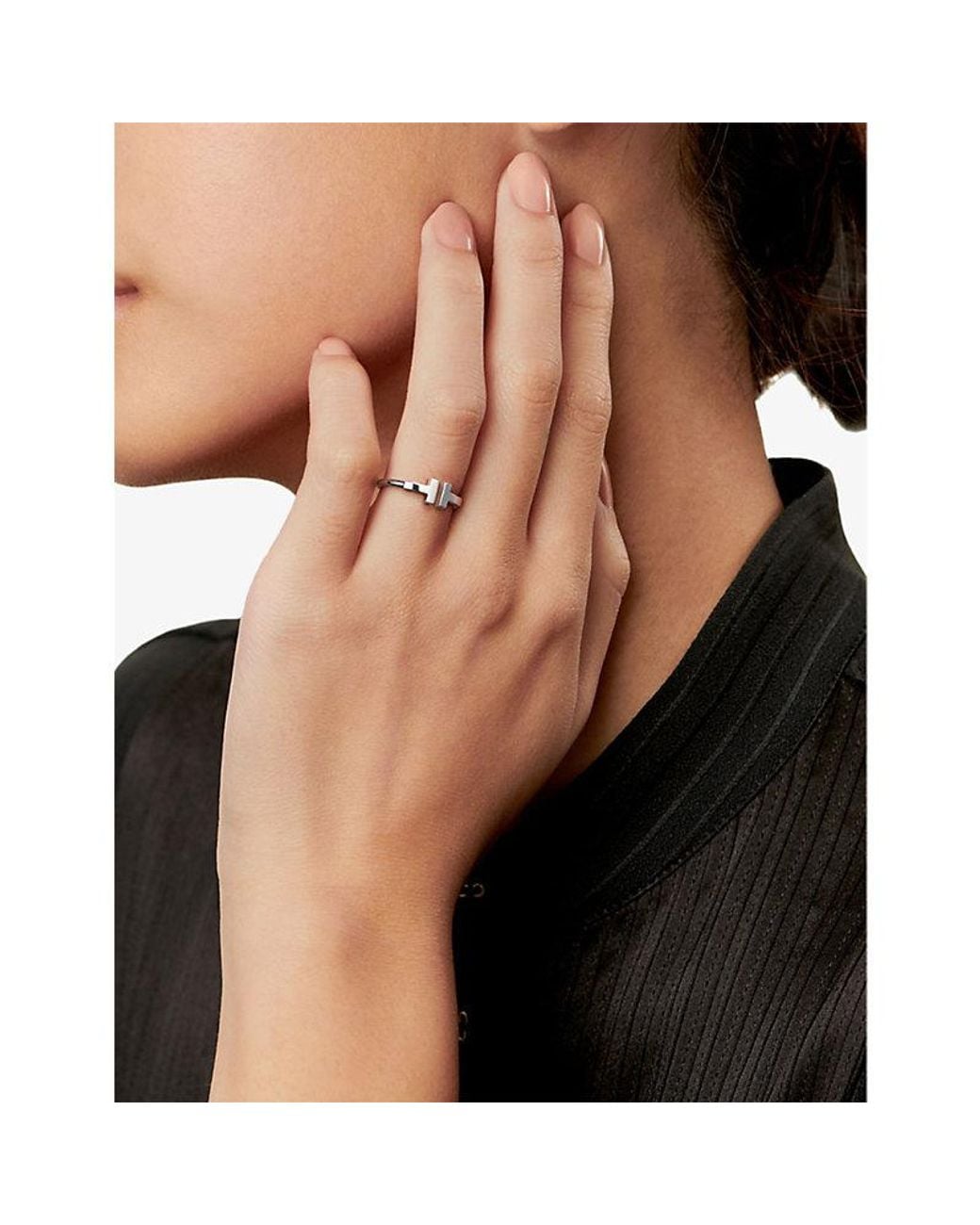 Tiffany & Co White Tiffany T 18Ct- Wire Ring