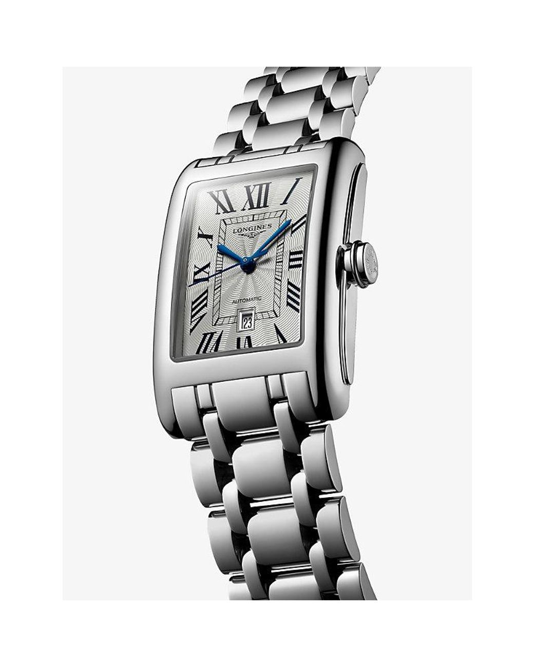 Longines White L5.757.4.71.6 Dolcevita Stainless-Steel Automatic Watch for men