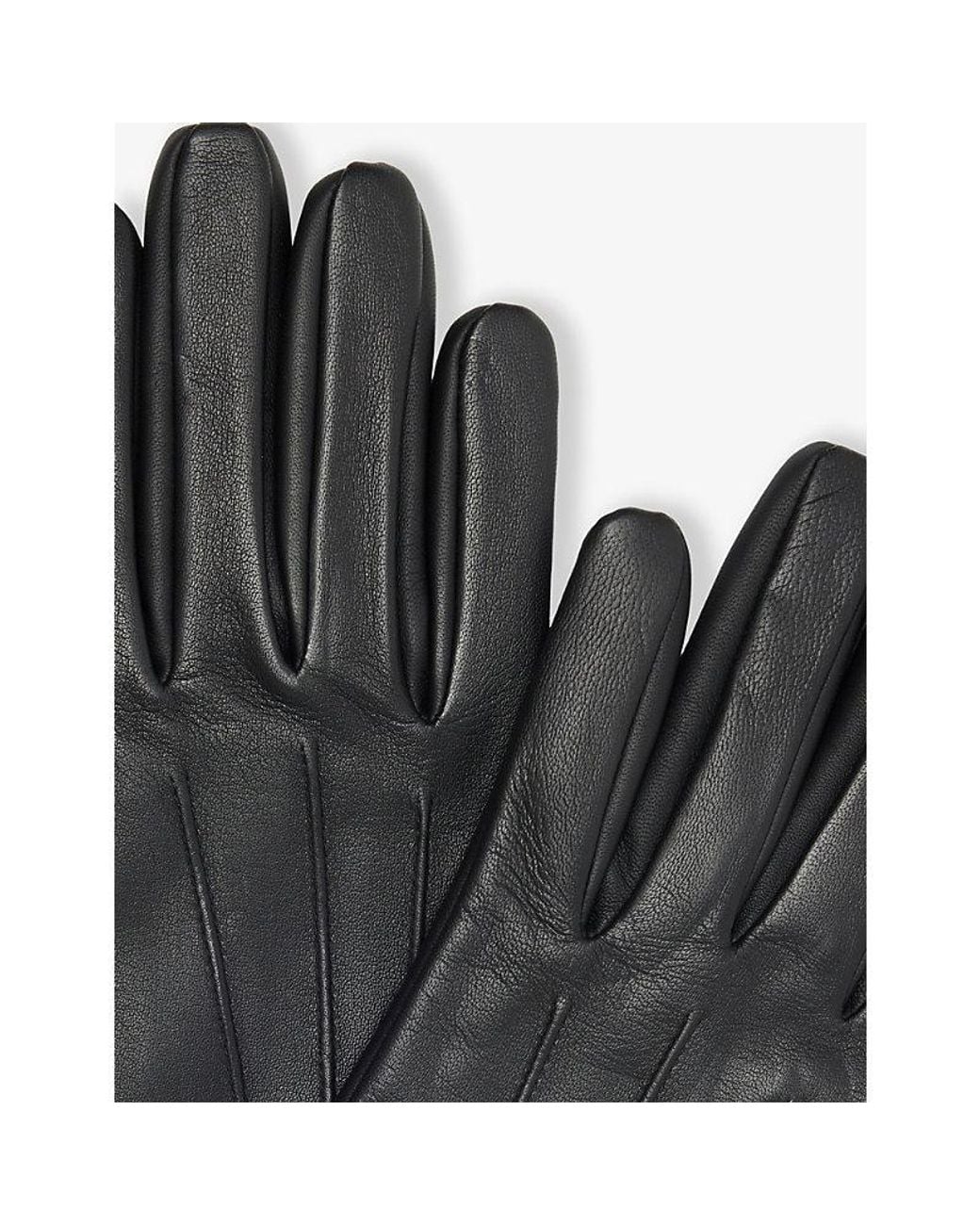 Dents Black Andover Leather Gloves for men