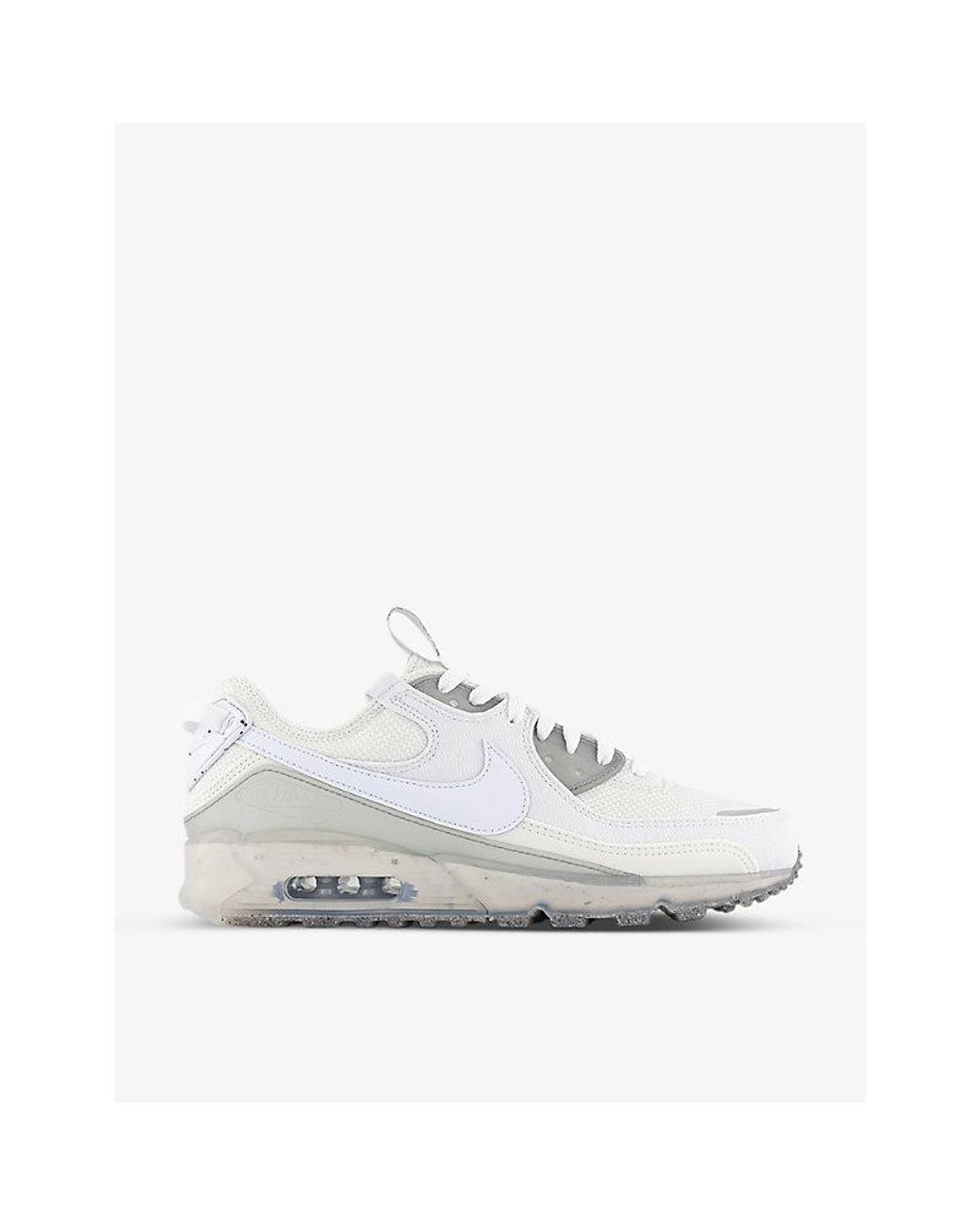 Nike Air Max Terrascape 90 Swoosh-logo Recycled-woven Low-top Trainers in  White for Men | Lyst