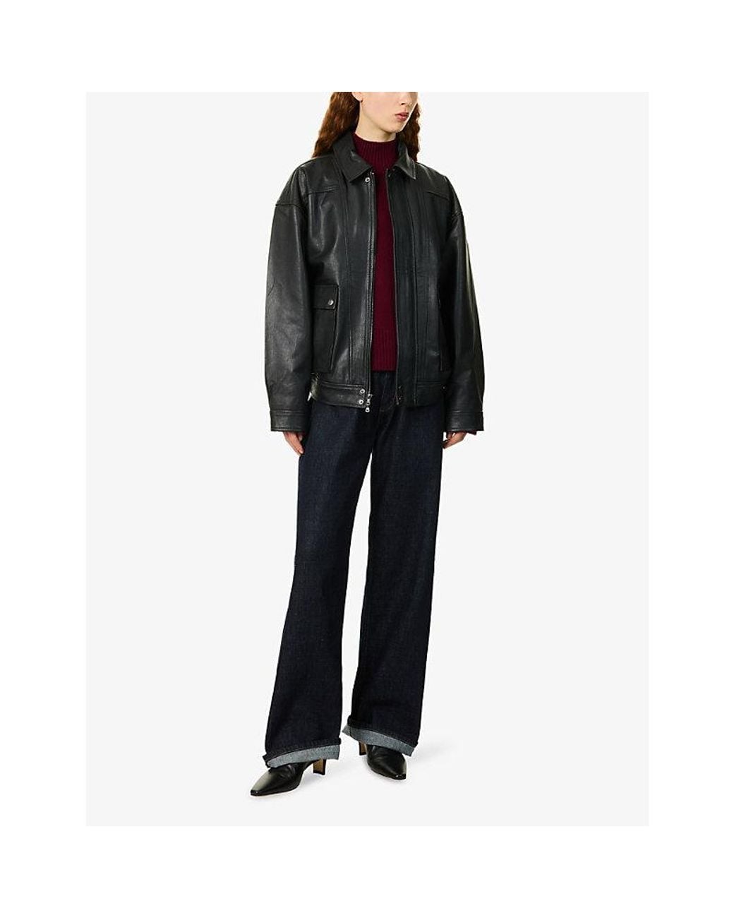 PAIGE Black Ashland Leather Jacket