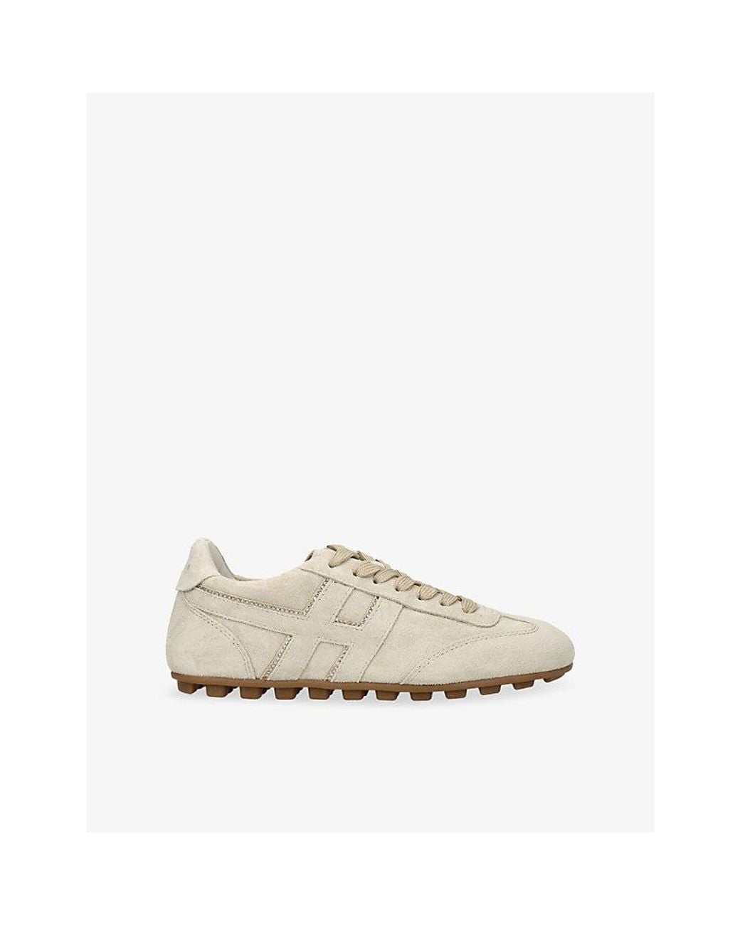 Hogan Natural Allacciato Suede Trainers