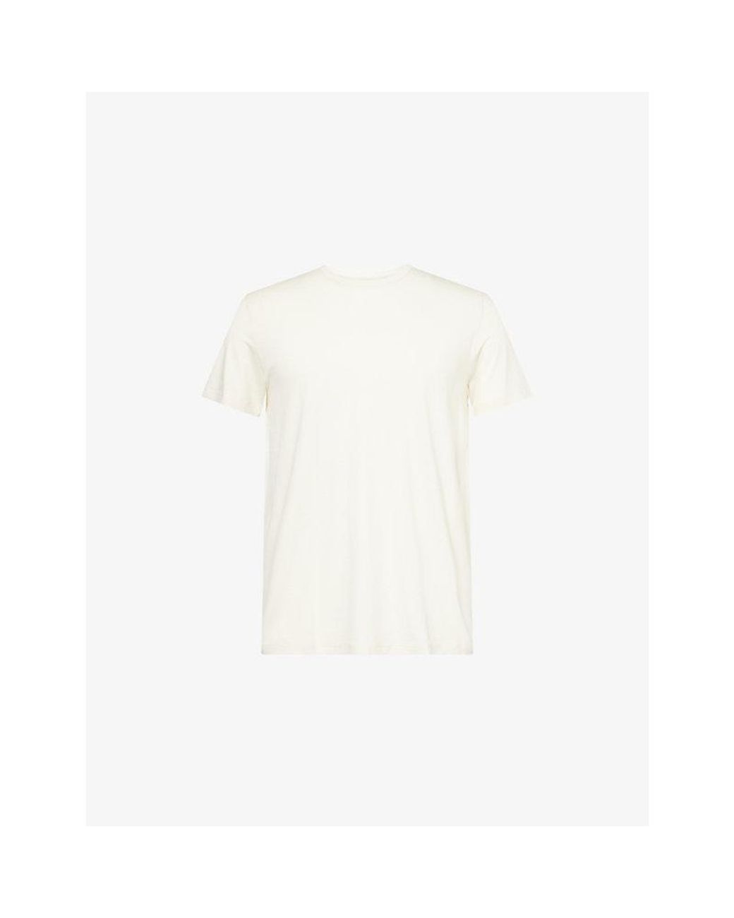 Derek Rose White Basel 24 Short-Sleeve Modal-Jersey T-Shirt for men
