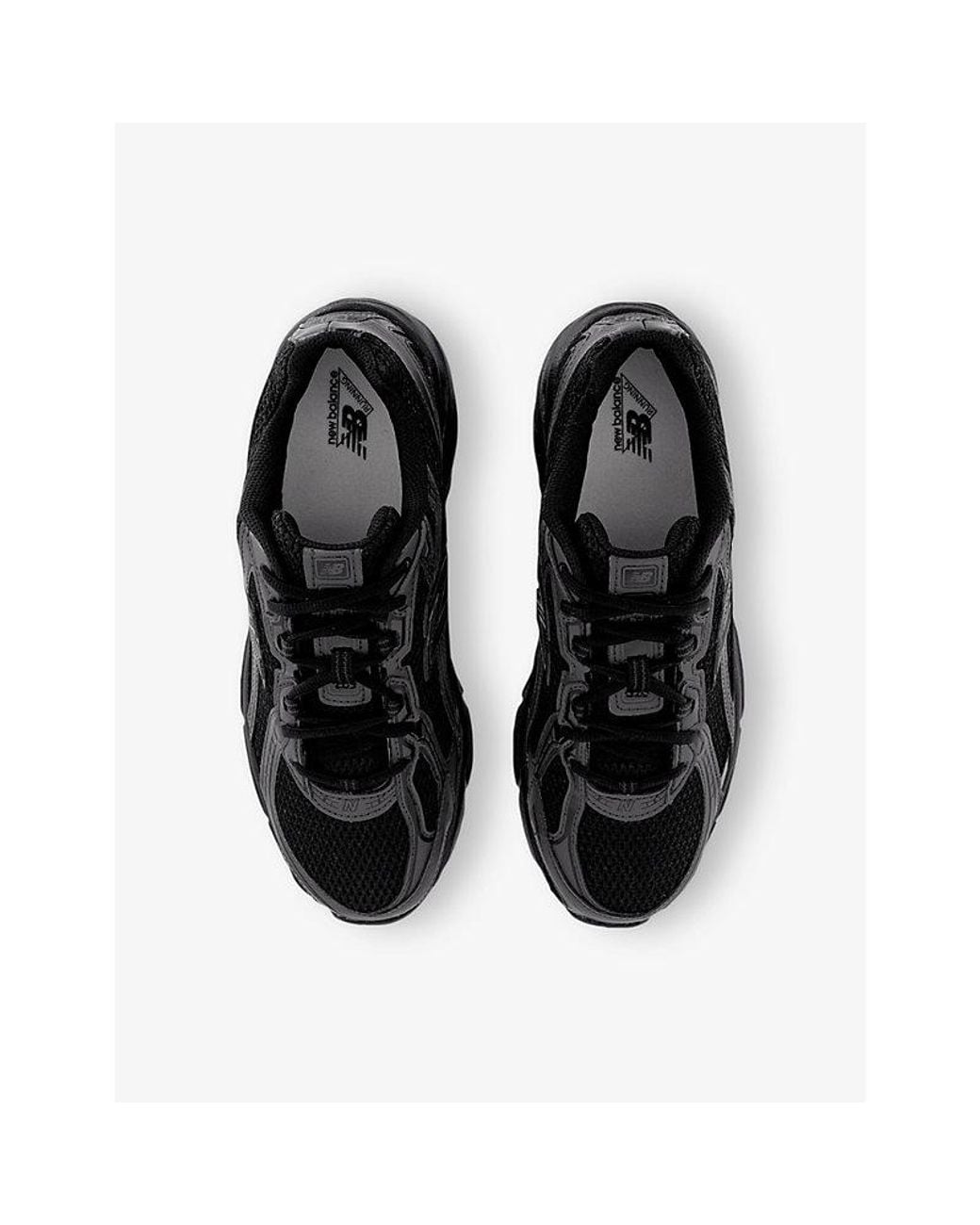 New Balance Black 740 V2 Branded Mesh Low-Top Trainers for men