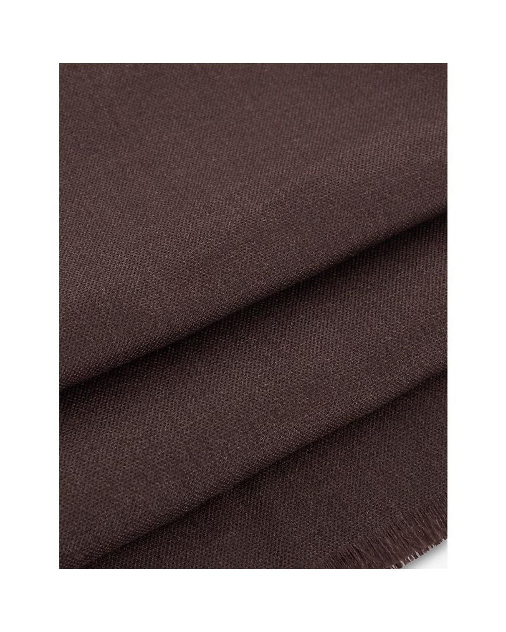 Boggi Black Frayed-Trim Wool And Silk Scarf for men