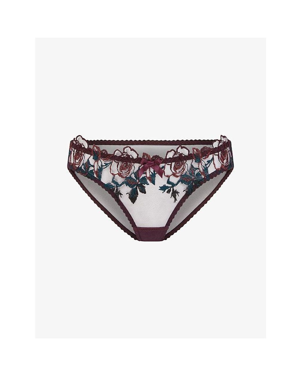 Agent Provocateur White Callypso Mesh Full Brief