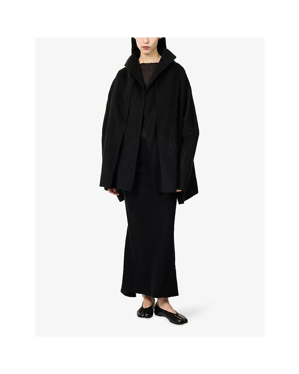 Ruohan Black Skara Cashmere Jacket