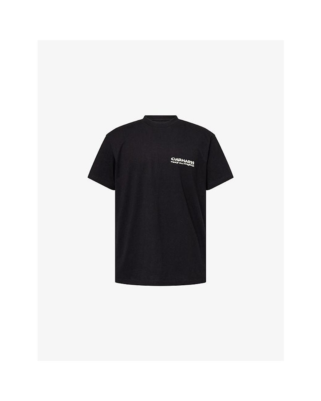 Carhartt Black Cubist Short-Sleeve Cotton T-Shirt for men