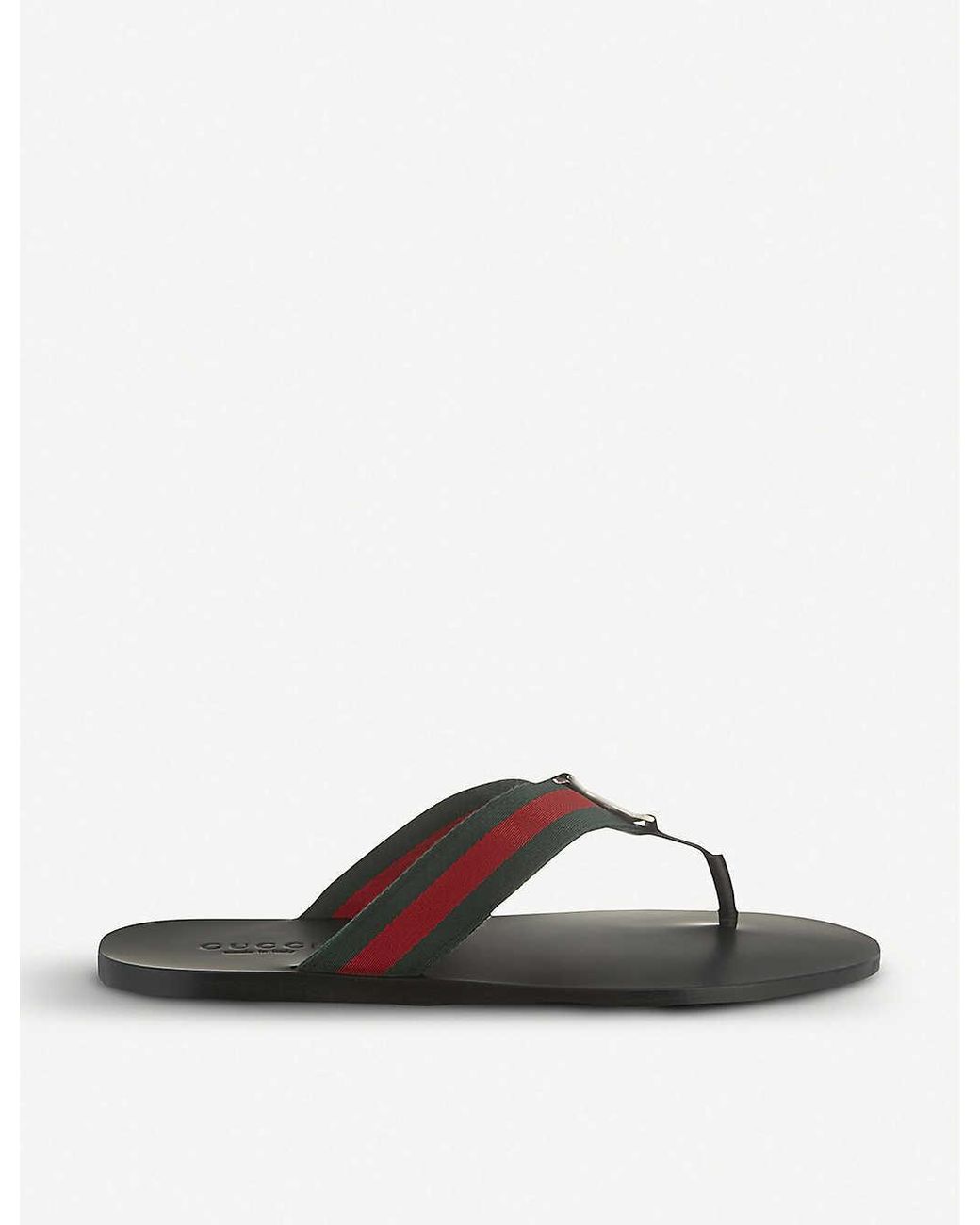 gucci web strap sandal