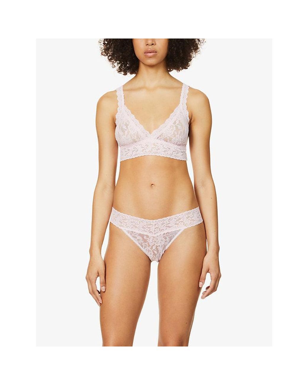 Hanky Panky Pink Signature Original-Rise Stretch-Jersey Thong