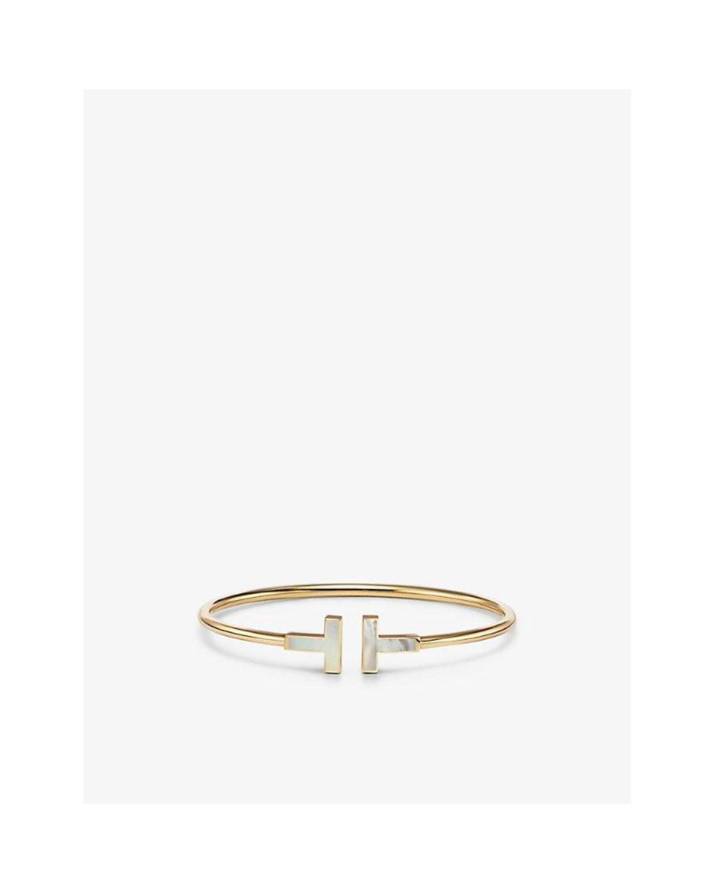 Tiffany & Co White Tiffany T 18Ct- And Mother-Of-Pearl Bracelet