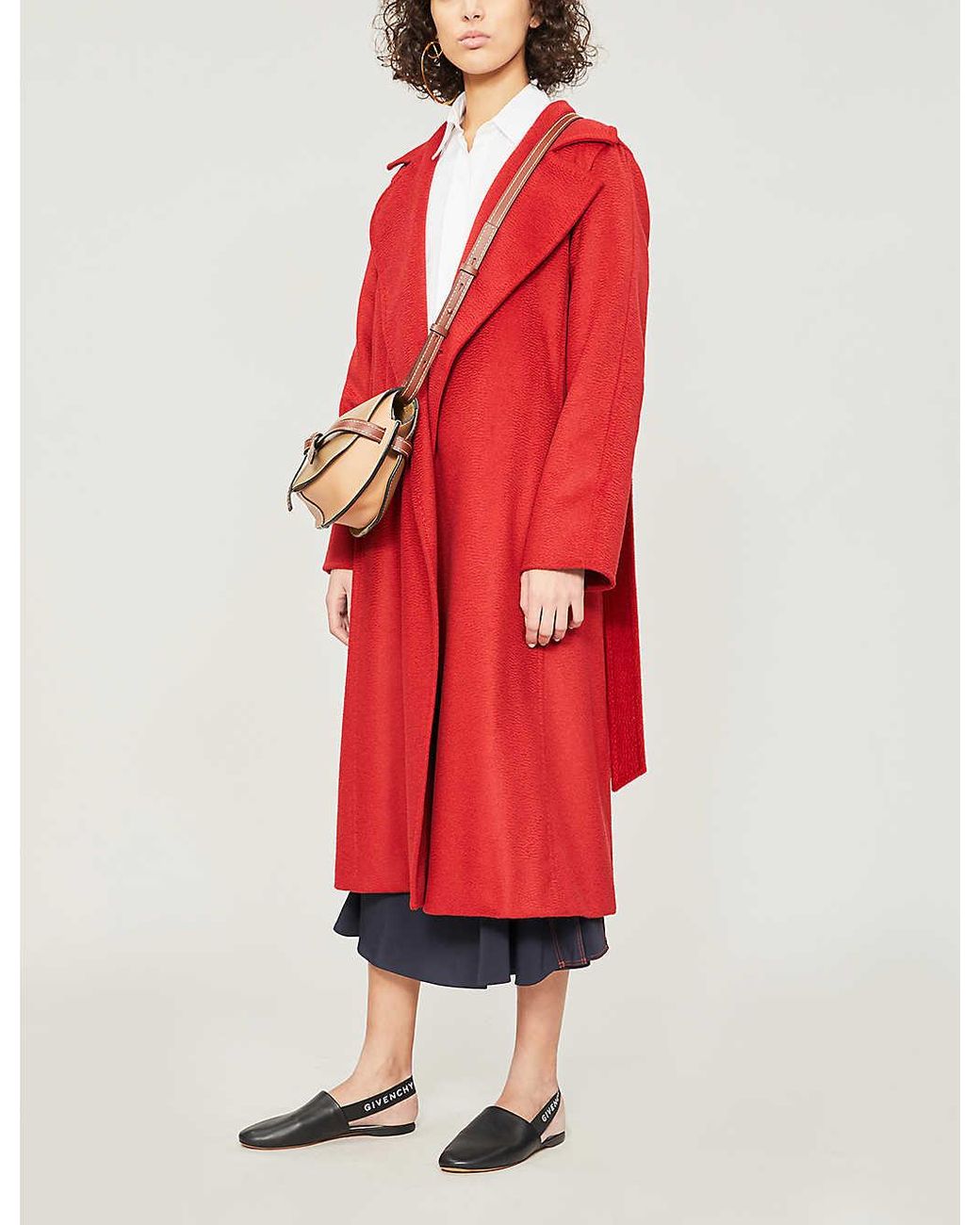 max mara red coat