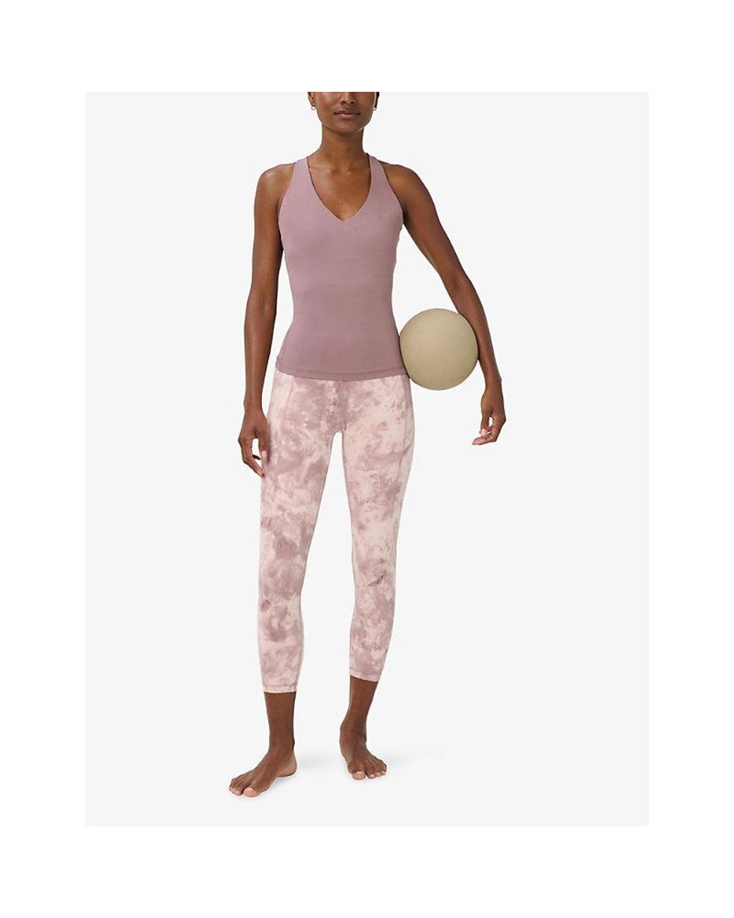 Sweaty Betty Pink Super Soft 7/8 Yoga Leggings