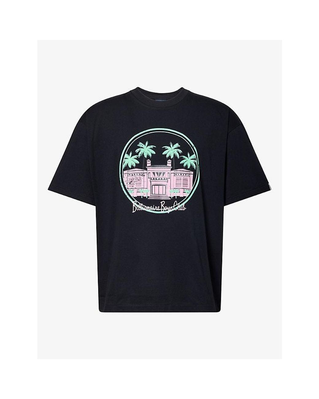 BBCICECREAM Black Hotel Oversized Cotton T-Shirt for men
