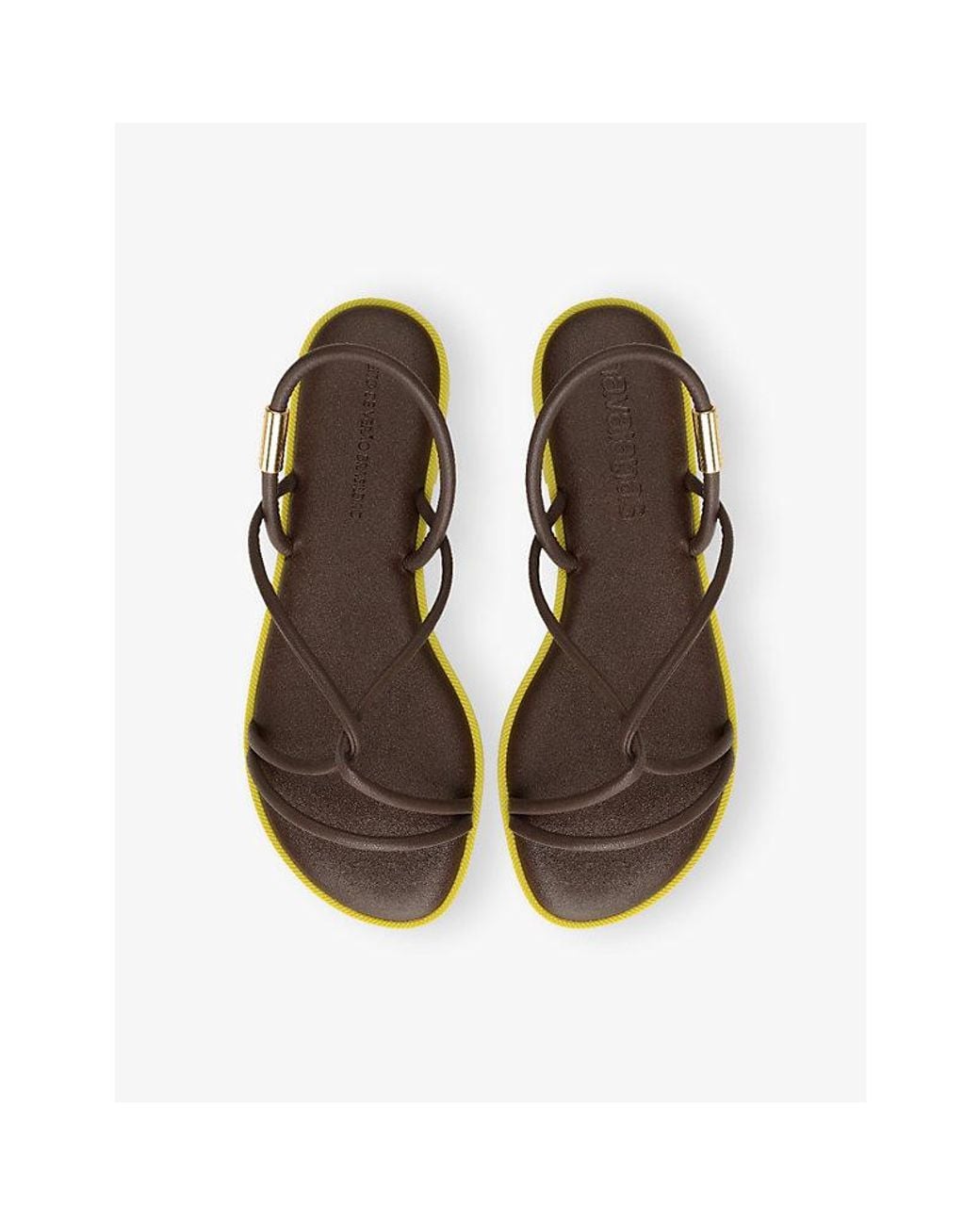 Havaianas Brown Una Manga Rubber Sandals