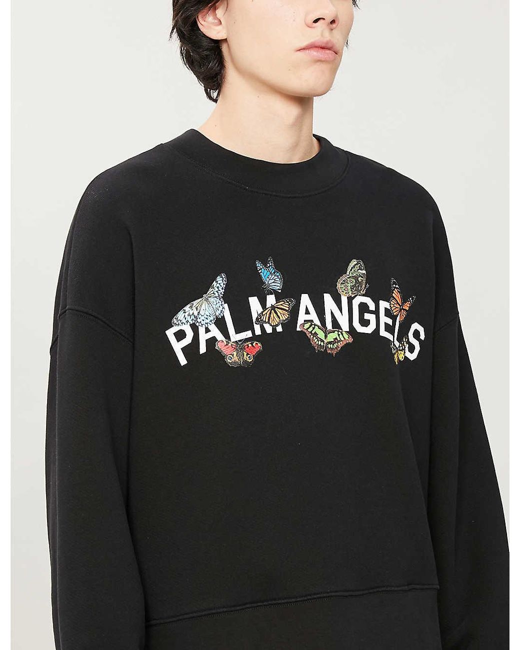 Palm angels online hoodie butterfly