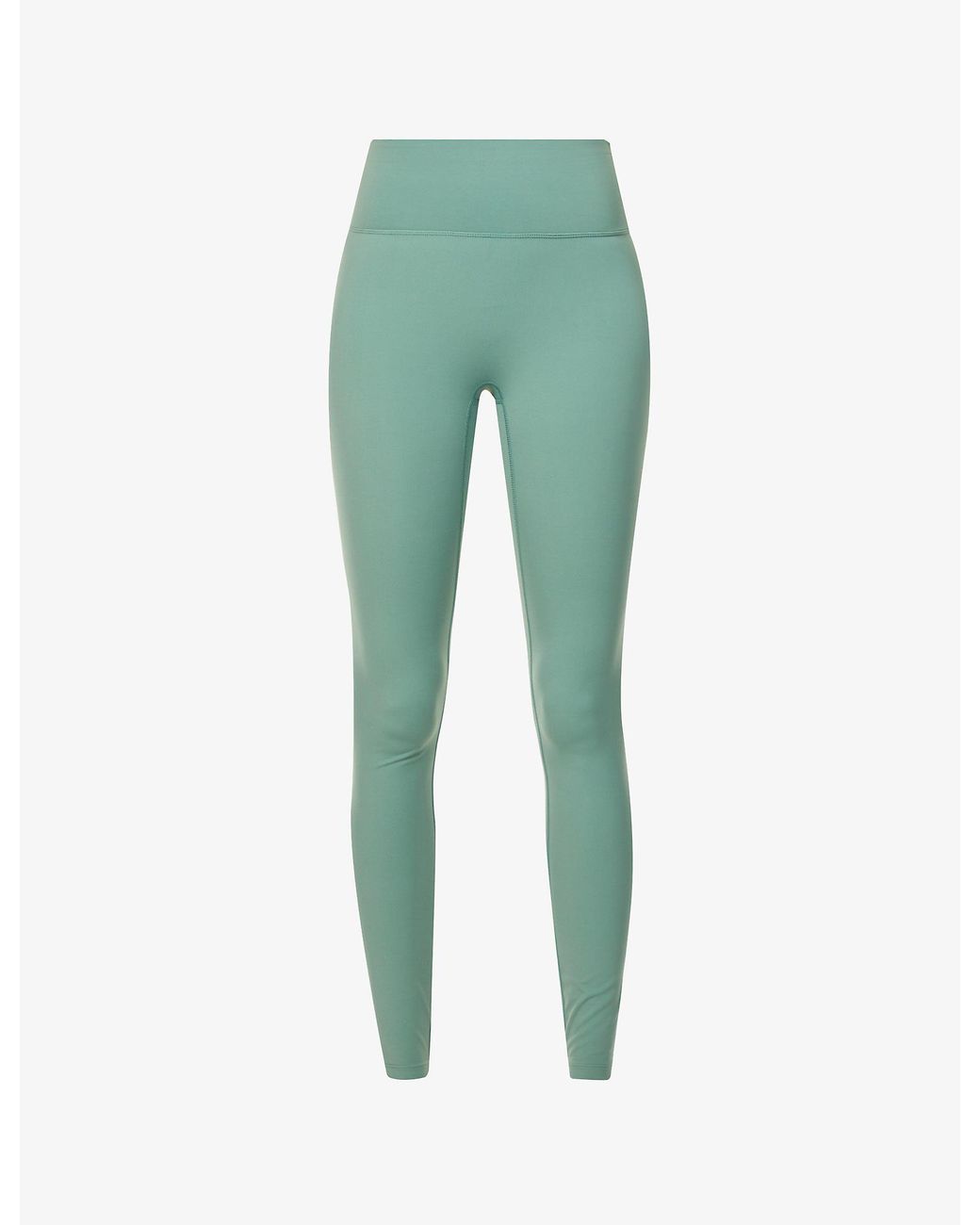 ADANOLA Ultimate Tall Mid-rise Stretch-jersey leggings in Green