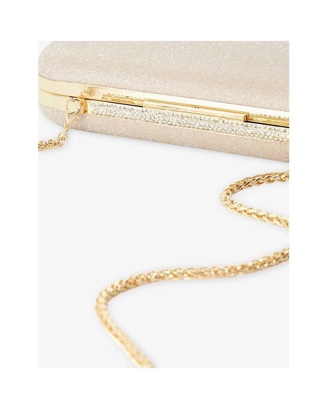 Clean Body Colour In Dune Body Woven Clutch Bag in Natural | Lyst UK