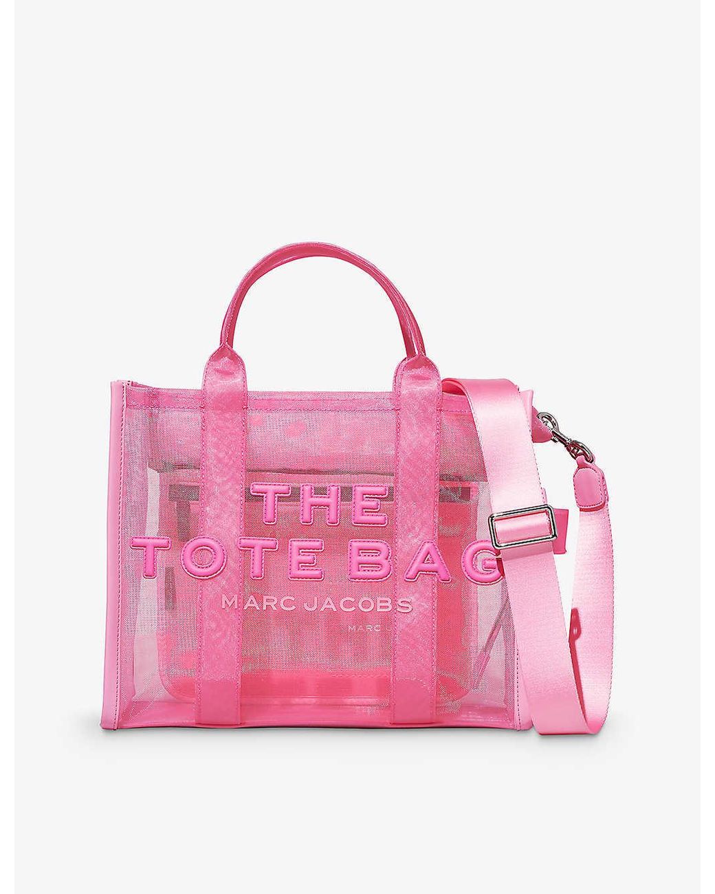 Marc Jacobs The Tote Small Mesh Tote Bag in Pink Lyst