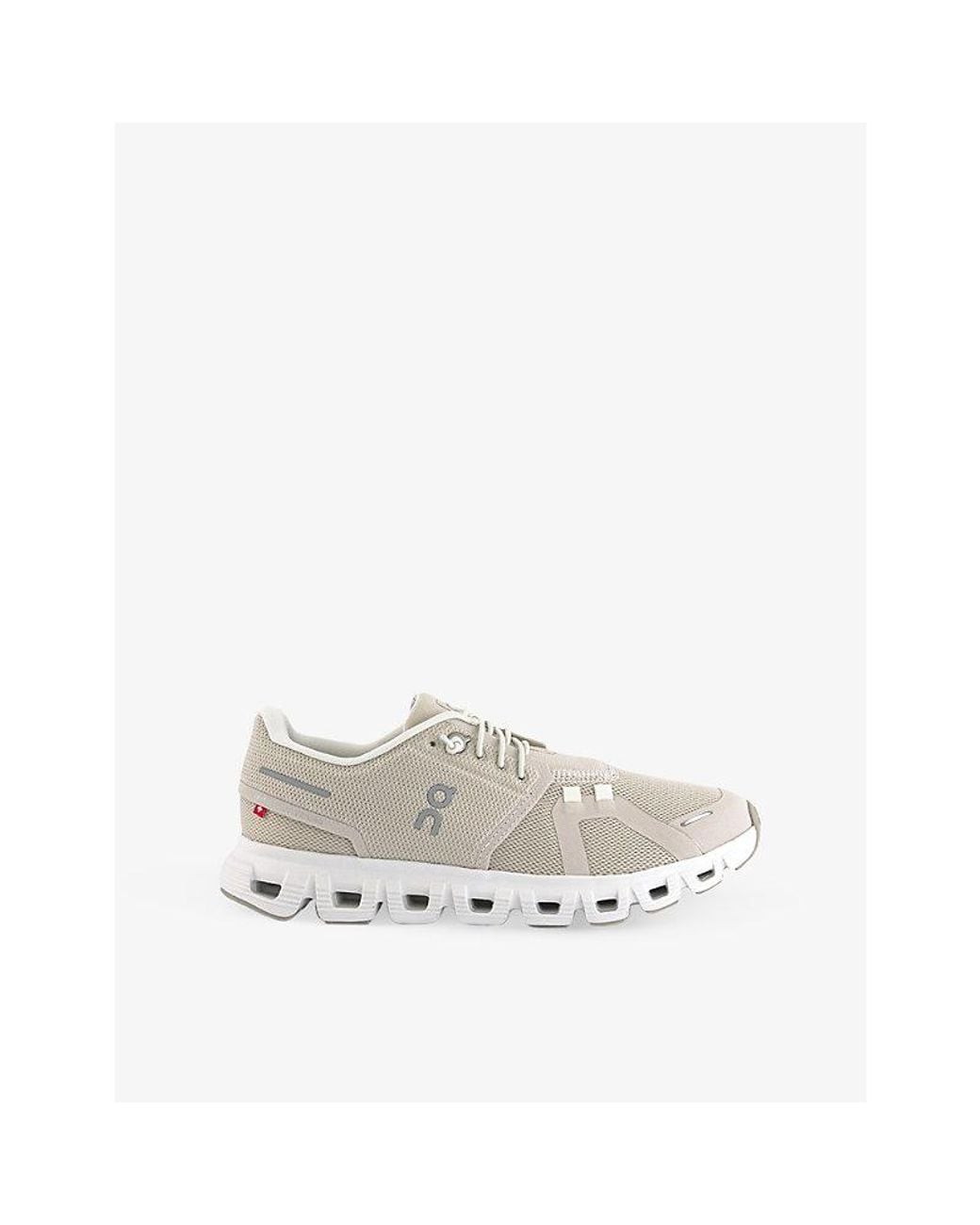 On Shoes White Cloud 6 Mesh Low-Top Trainers
